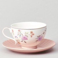 Чайный набор lefard &quot;времена года&quot; на 2 пер. 4 пр. 250 мл розовый (42-572)