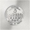Кастрюля agness гармония 20х10см, 3,1  л высококачественная нерж сталь 18/10 индукционное дно Agness (936-317)