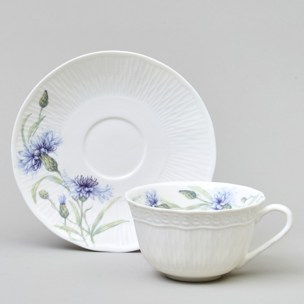 Чайная пара lefard "васильки" 330 мл (760-828)