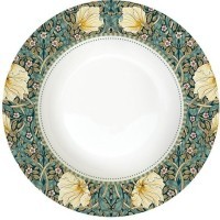Тарелка суповая Уильям Моррис темно-зелёная, 21,5 см, 0,25 л - EL-R0943/WILB Easy Life