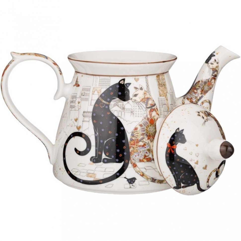 Чайник lefard "парижские коты" 1000 мл (104-856)