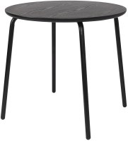 Стол обеденный round, D80 см, черный (77794)