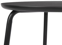 Стол обеденный round, D80 см, черный (77794)