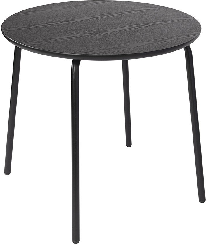 Стол обеденный round, D80 см, черный (77794)