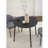 Стол обеденный round, D80 см, черный (77794)