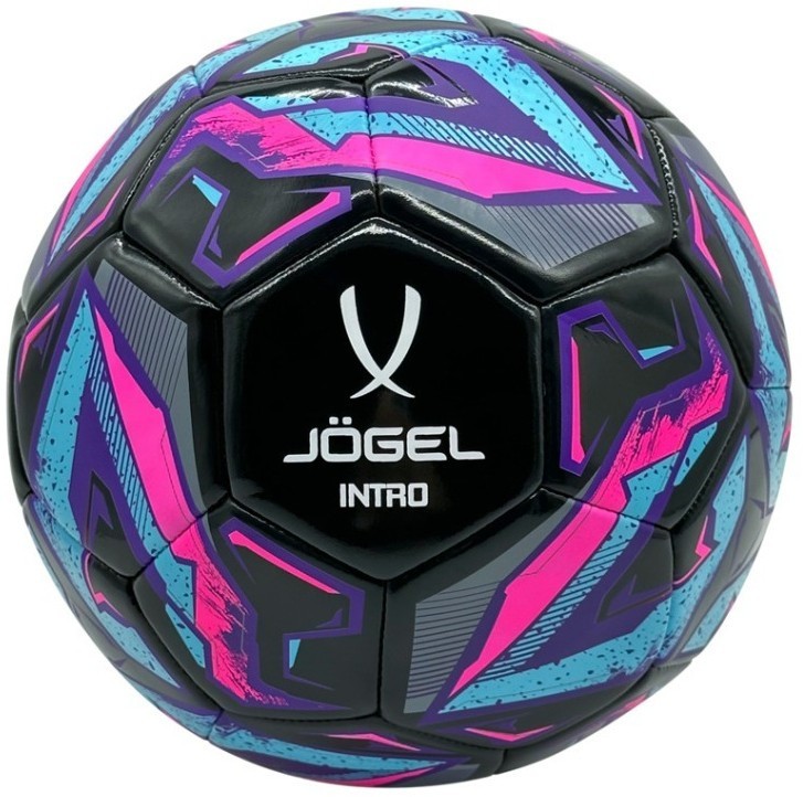 Мяч футбольный JOGEL Intro №5, черный (2118783)