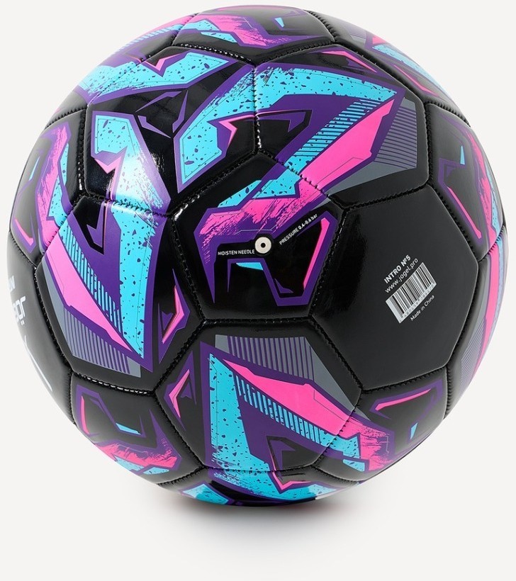 Мяч футбольный JOGEL Intro №5, черный (2118783)