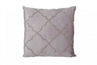 Подушка с бисером &quot;Квадро&quot; сереб. 45*45см (TT-00002443)