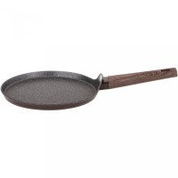 Сковорода блинная agness &quot;spicy&quot; с &quot;мраморным&quot; антипригар.покрытием 22 см цвет: шоколад Agness (947-555)