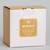 Набор розеток bronco &quot;gold&quot; 4 шт. 10*4 см 150 мл (263-1362)