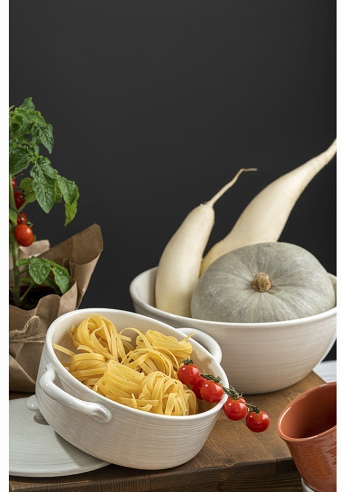 Миска in the village, 3,8 л, светло-бежевая (73935)