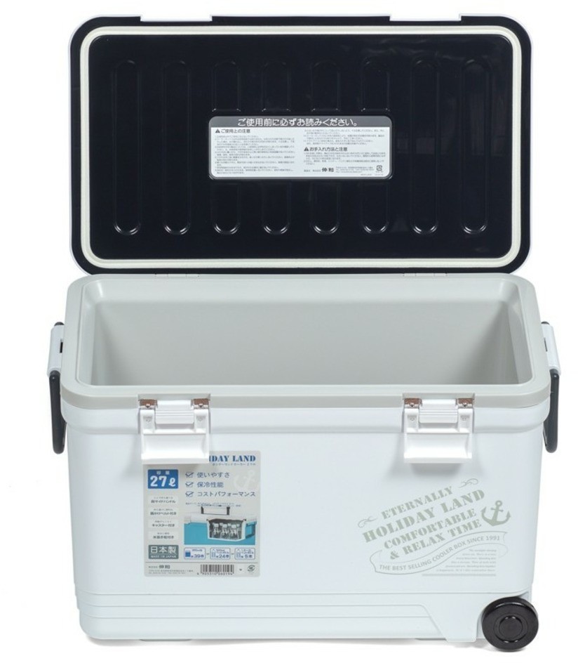 Изотермический контейнер Shinwa Holiday Land Cooler 27H белый (80747)
