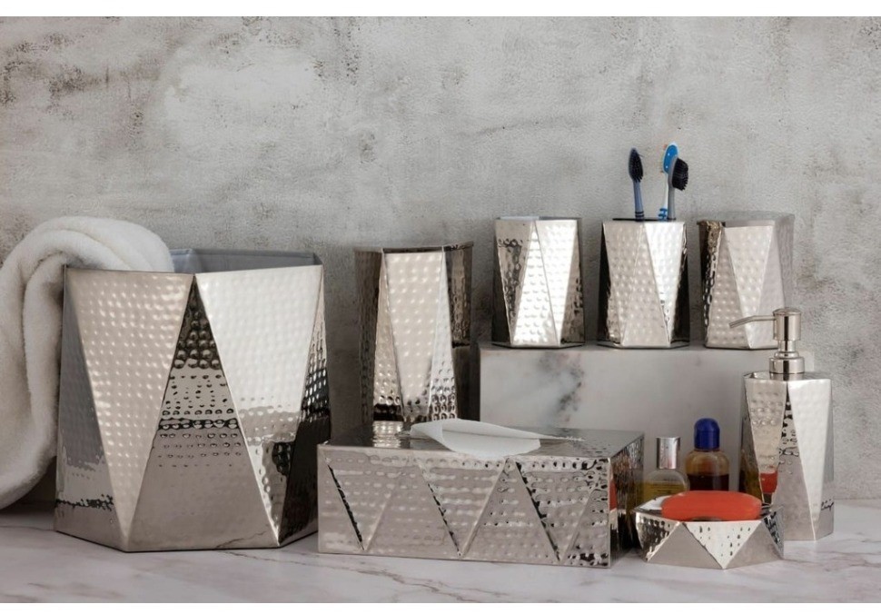 Набор для ванной комнаты "Благодать Екатерины" серебристый VY030