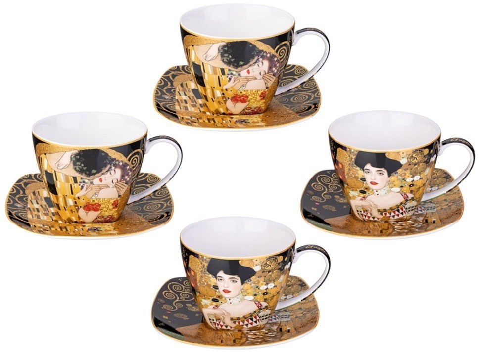 Чайный набор lefard "art collection" (г. климт) на 4 пер. 8 пр. 250 мл (104-1021)