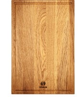 Доска разделочная прямоугольная 33х23х1,8 см деревянная, дуб ДЧ-019/1