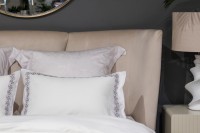 Комплект наволочек сатин вышивка Фиори,сиренево-белый, 50*70см (2шт) (TT-00015273)