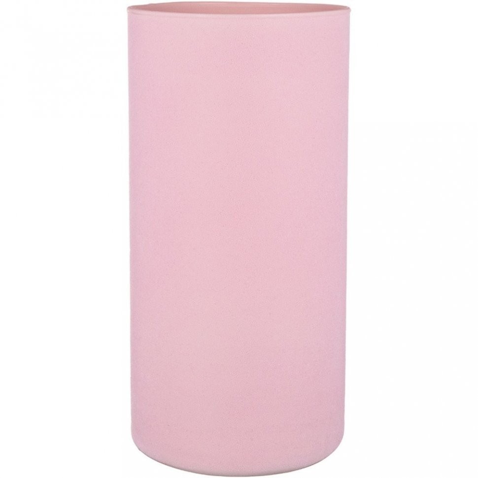 Ваза цилиндр "velvet rosa" высота 30см диаметр 15см FRANCO (316-1569)