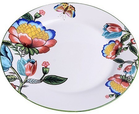 Блюдо сервировочное 25,5см Летний букет LORAINE (30804)