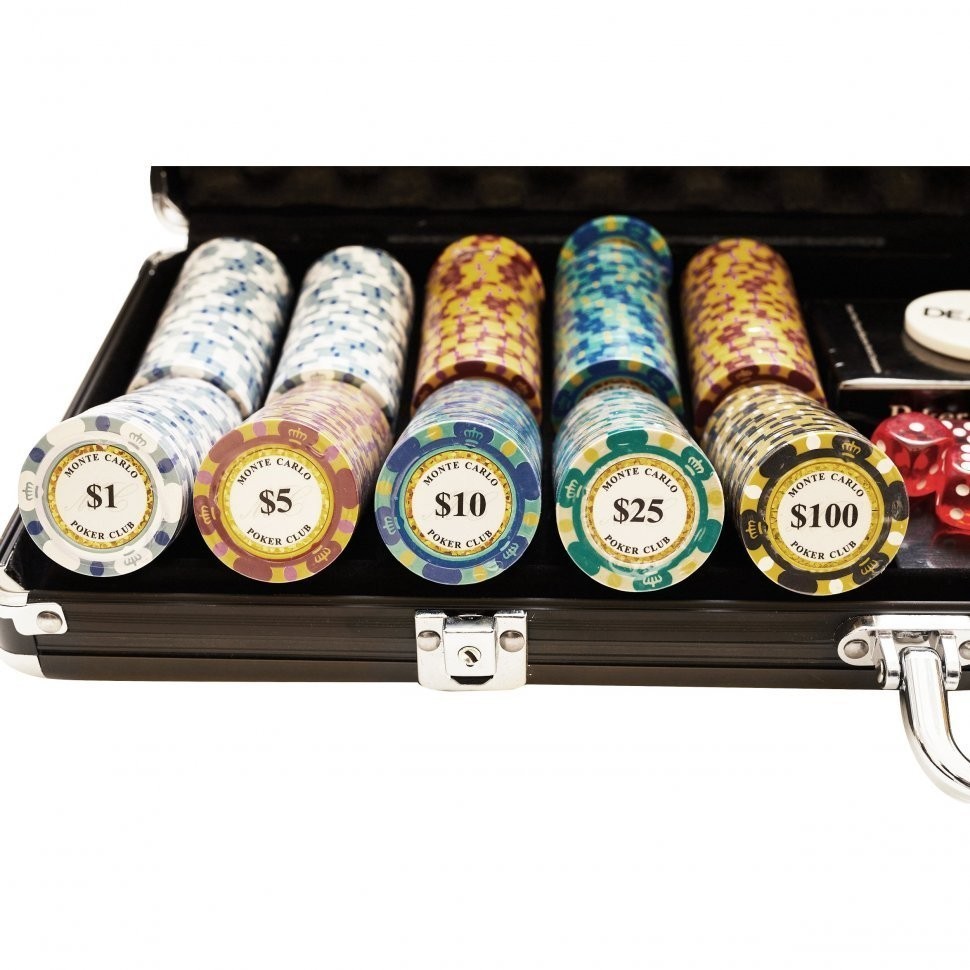 Набор для покера Monte Carlo на 500 фишек (30728)