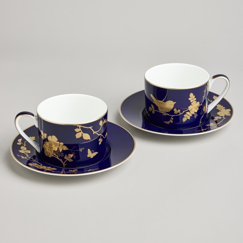 Чайный набор lefard "golden birds" на 2 пер. 4 пр. 240 мл (419-136)
