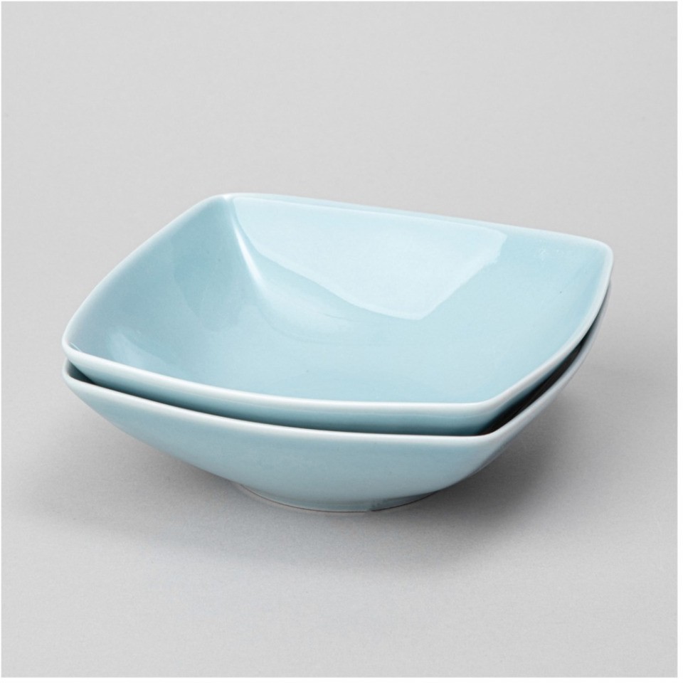 Набор салатников квадратных lefard tint 300мл (светло-голубой) 2 шт. (48-935-1)