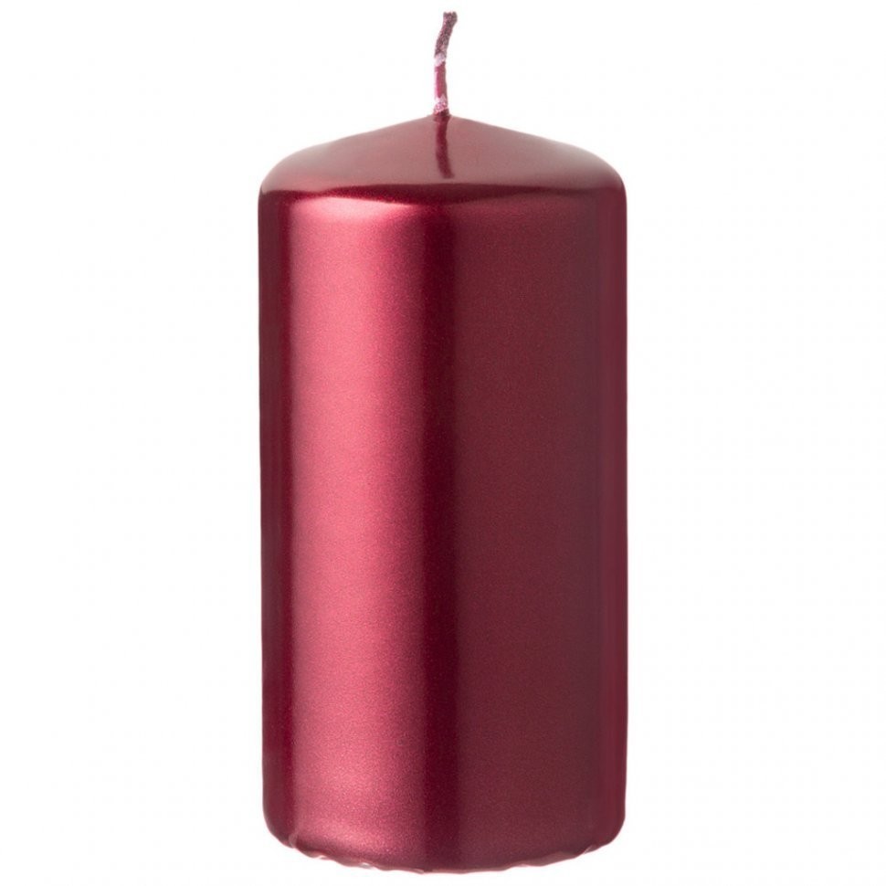 Свеча bartek колонна "бордо металлик" 5*10 см Bartek candles (350-161)
