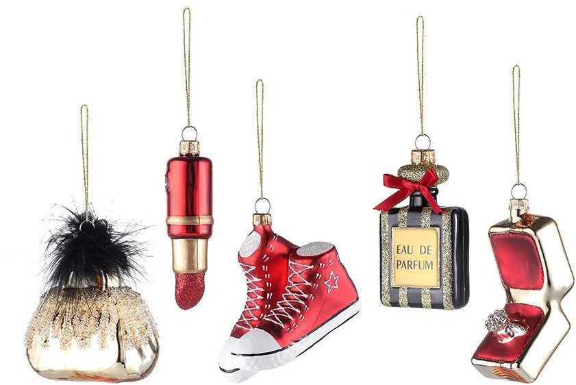 Набор ёлочных украшений vogue из коллекции new year essential, 5 шт. (79398)