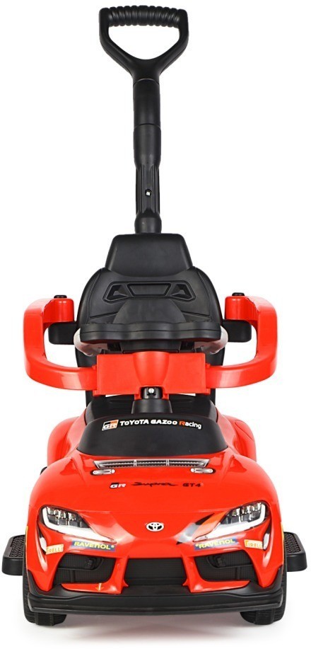 Электромобиль каталка 3in1 Toyota GR SUPRA GT4 (6V, EVA, ручка, пульт) (SMT-519B-RED)