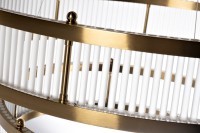 Люстра Ancona Double круглая бронза/стекло прозр. (TT-00013211)