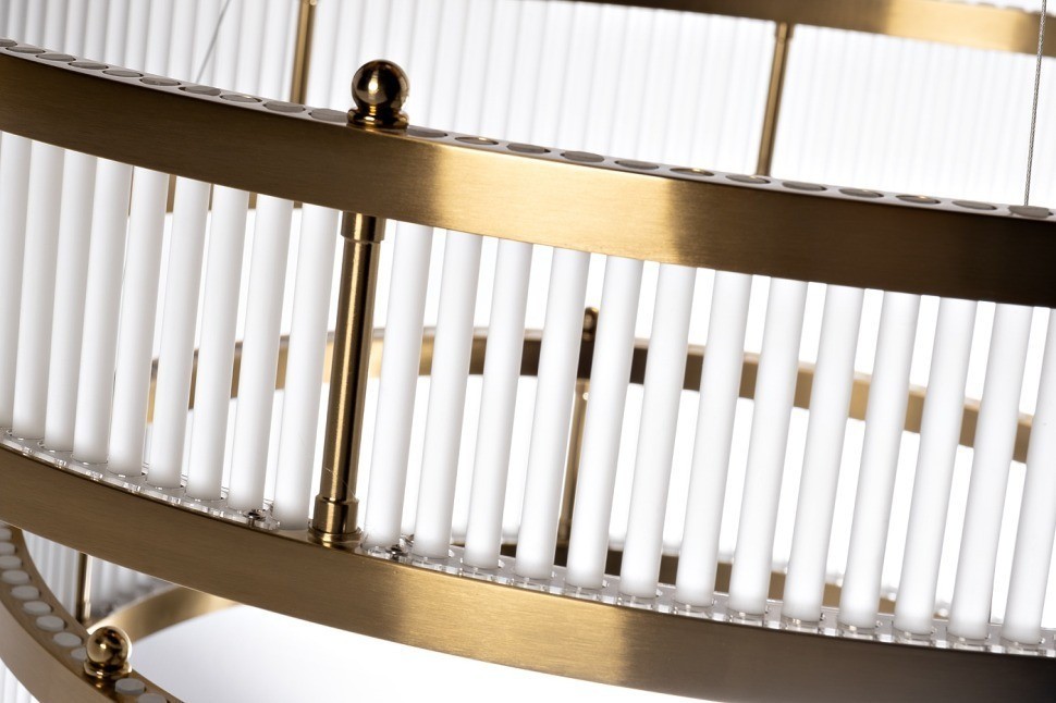 Люстра Ancona Double круглая бронза/стекло прозр. (TT-00013211)