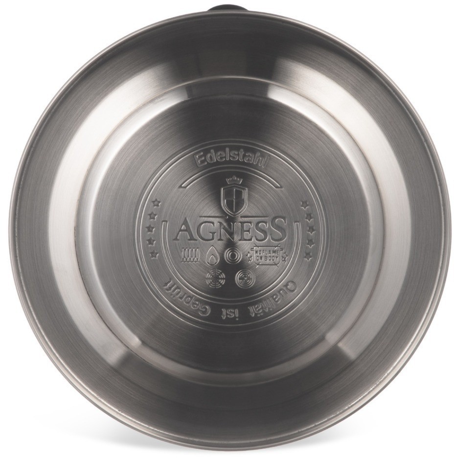 Чайник agness со свистком, 3,1 л (937-034)