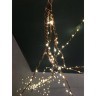 Ветка коричневая с лампами-капельками белый свет ( 360 ламп, длина 300 см) (84608)