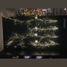 Ветка коричневая с лампами-капельками белый свет ( 360 ламп, длина 300 см) (84608)