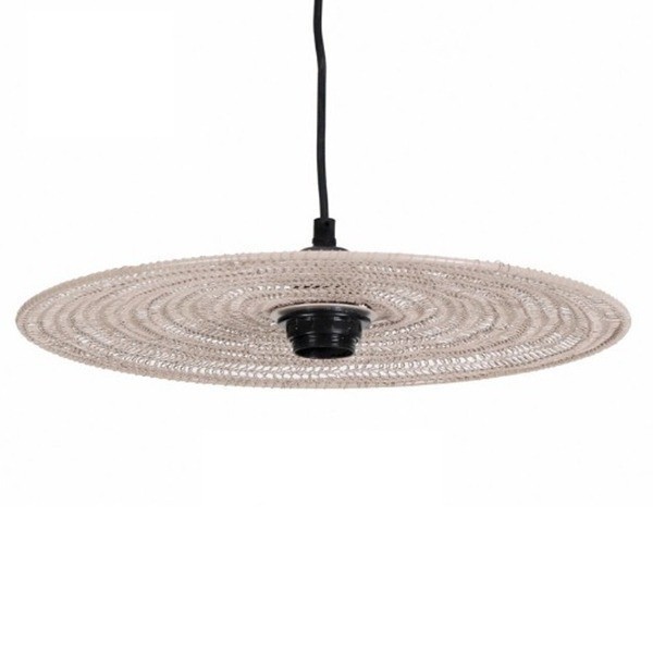 Светильник подвесной vinger, D38х8 см, бежевый (76208)