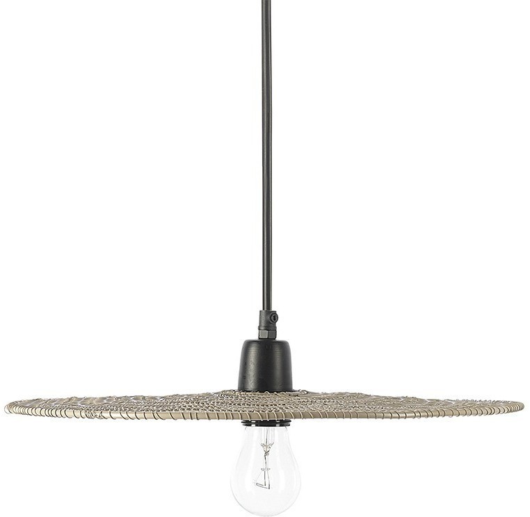 Светильник подвесной vinger, D38х8 см, бежевый (76208)