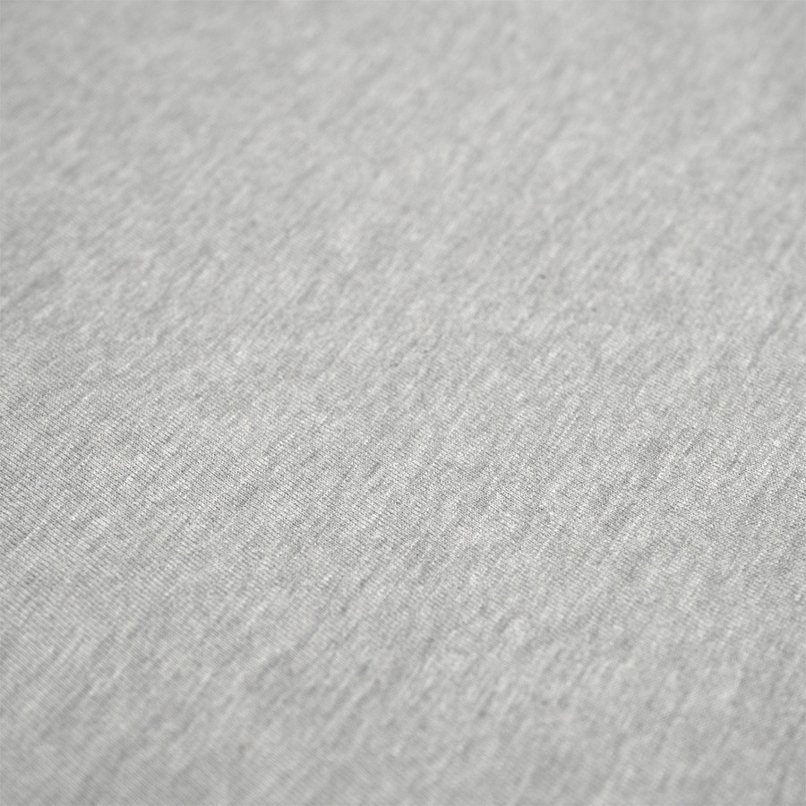 Простыня на резинке из хлопкового трикотажа серого цвета из коллекции essential, 160х200х30 см (76110)