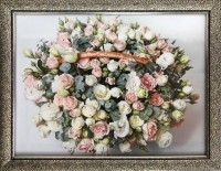 Картина Весенняя нежность с кристаллами Swarovski (2192)