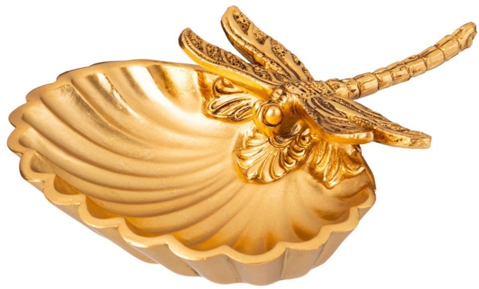 Блюдо декоративное "стрекоза" 16,5х13х4 см Lefard (146-2068)