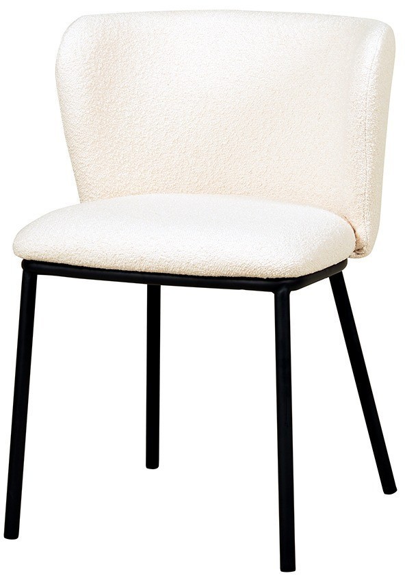 Стул foggy, букле, молочный (78062)