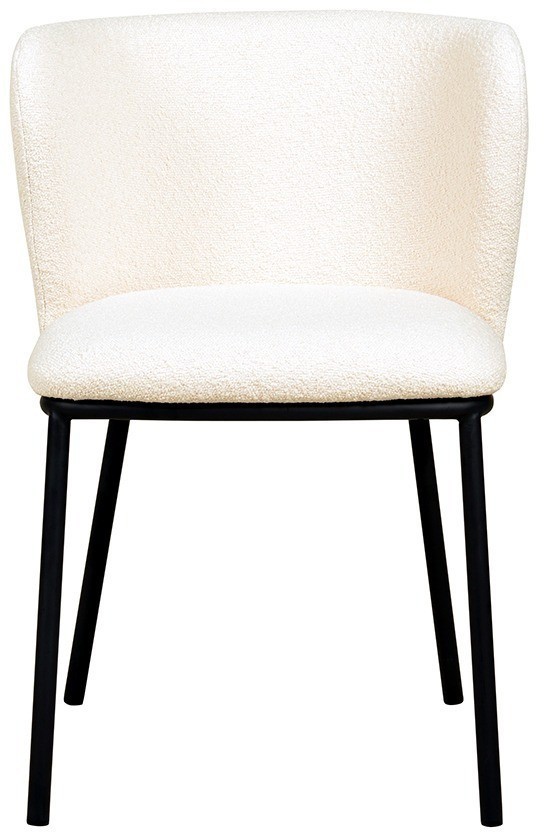 Стул foggy, букле, молочный (78062)