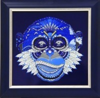 Картина Маска обезьяны с кристаллами Swarovski (1681)