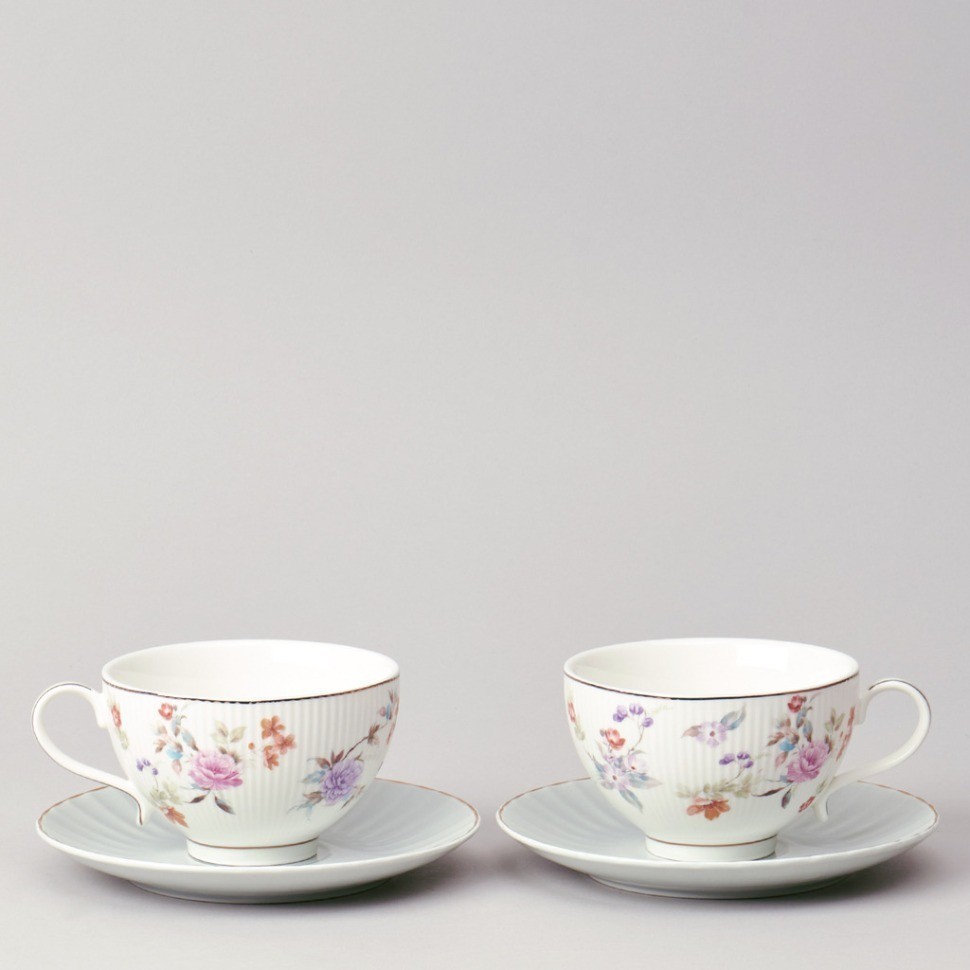 Чайный набор lefard "времена года" на 2 пер. 4 пр. 250 мл голубой (42-570)