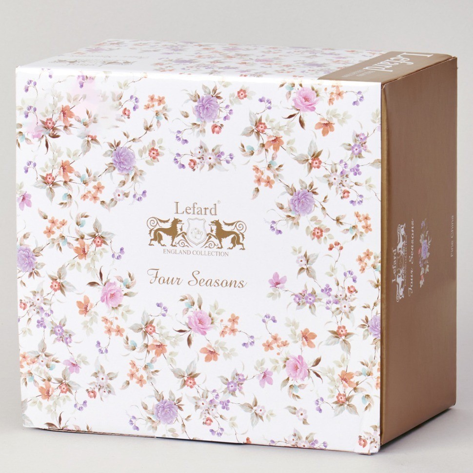 Чайный набор lefard "времена года" на 2 пер. 4 пр. 250 мл голубой (42-570)