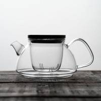 Чайник S'092, 13.3, Боросиликатное стекло. бамбук, clear, SAMADOYO