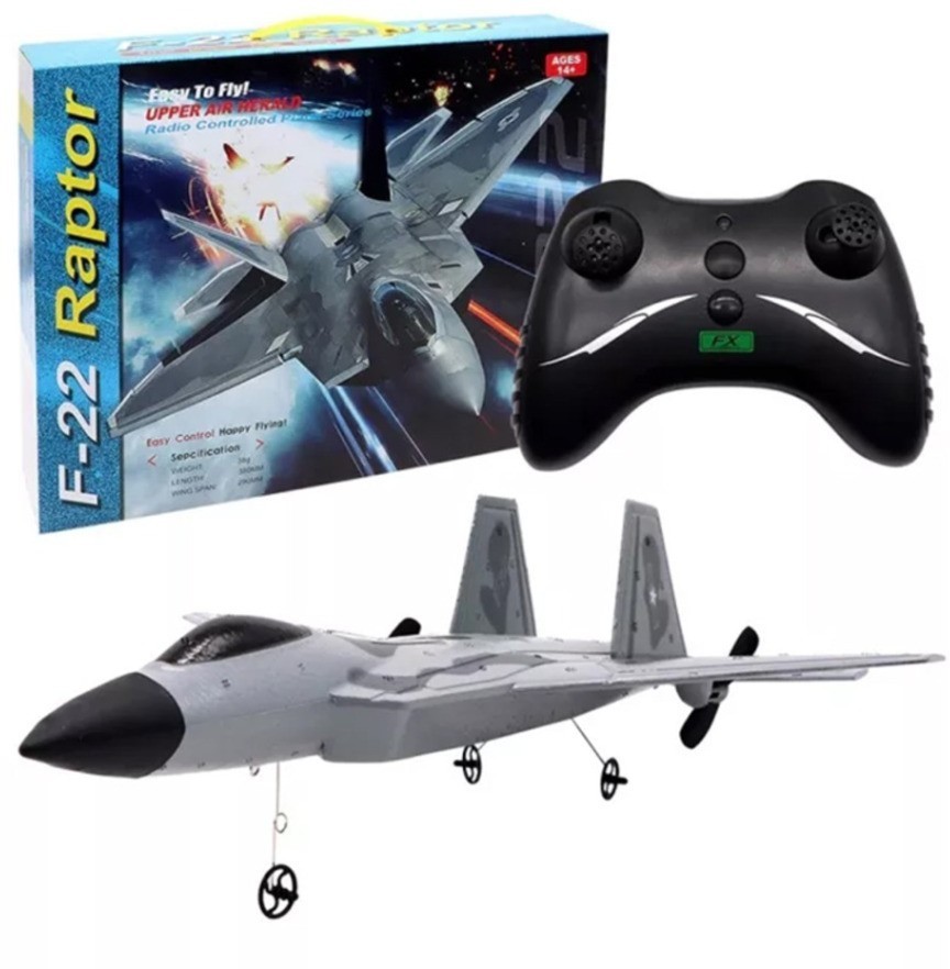 Радиоуправляемый самолет для начинающих F22 Raptor 2.4G (FX822)