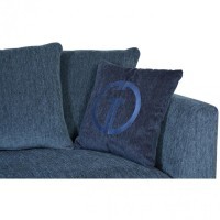 Диван Roberto трехместный, шенилл синий Modenа5055 250*100*90см (TT-00004927)