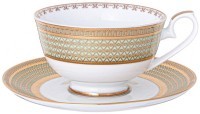 Чайный сервиз lefard &quot;золотая сетка&quot; hа 6 пер. 14 пр. 1300/250/270 мл мятный (770-225)