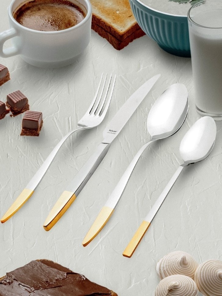 Набор столовых приборов MERCURY GOLD 18 шт H55332