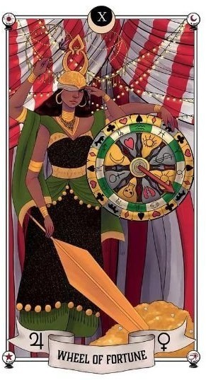 Карты Таро "Auset Gypsy Tarot" RED Feather / Таро "Цыганское Аусет" (47129)