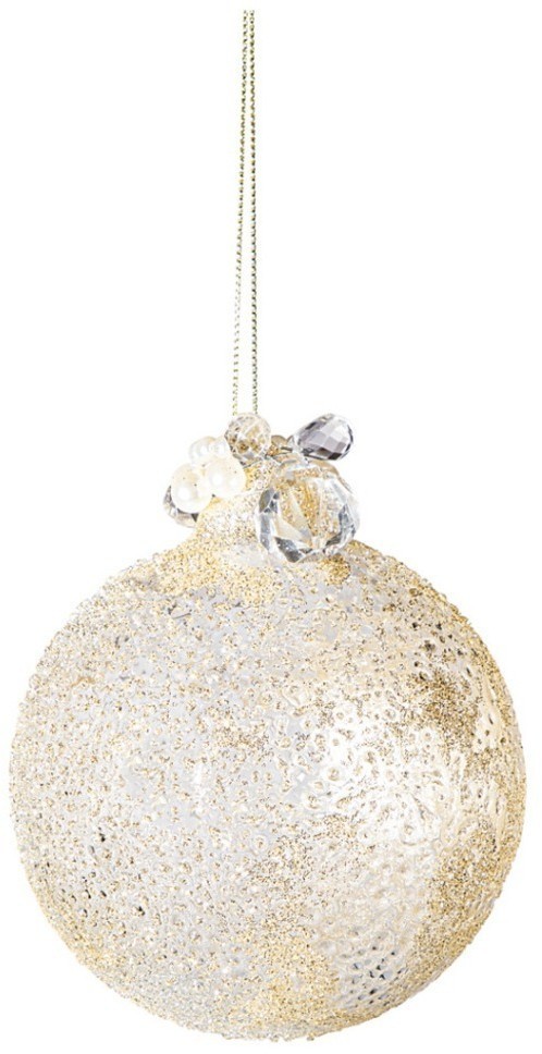 Елочное украшение шар коллекция "винтаж" 8 см    мал.уп. = 6 шт. (мин. партия) Lefard (137-288)